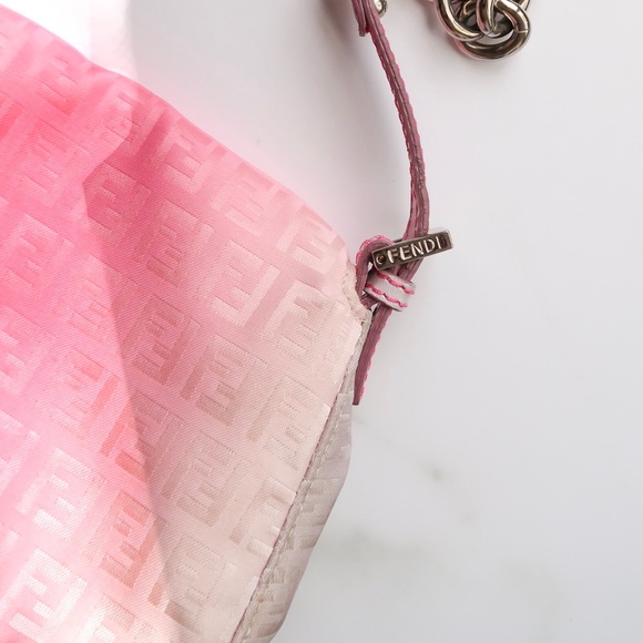 SOLD 💕 Fendi Zucchino Ombre Chain Mamma Baguette - Picture 5 of 5
